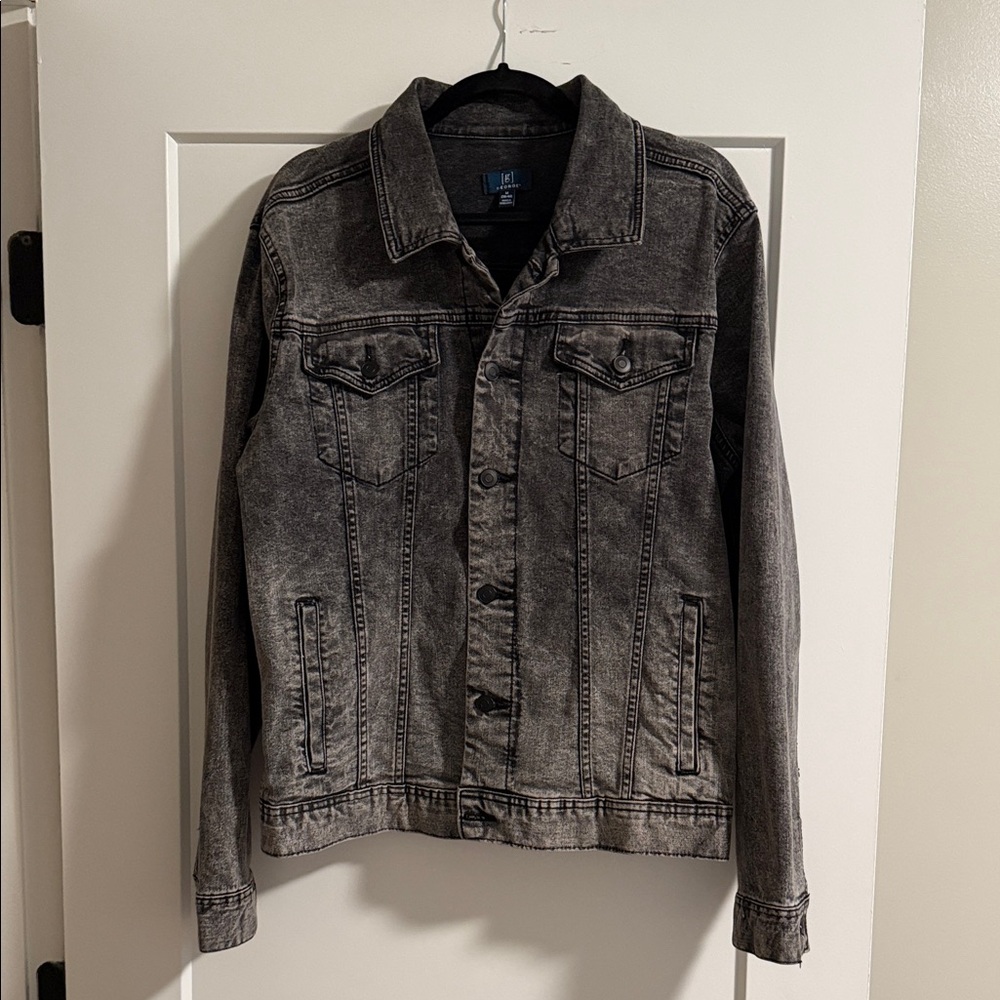 George Charcoal Denim Jacket